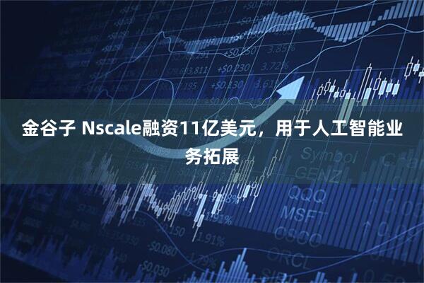 金谷子 Nscale融资11亿美元，用于人工智能业务拓展